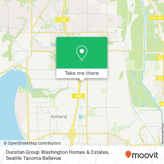 Dunstan Group Washington Homes & Estates map