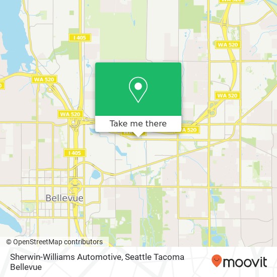 Mapa de Sherwin-Williams Automotive