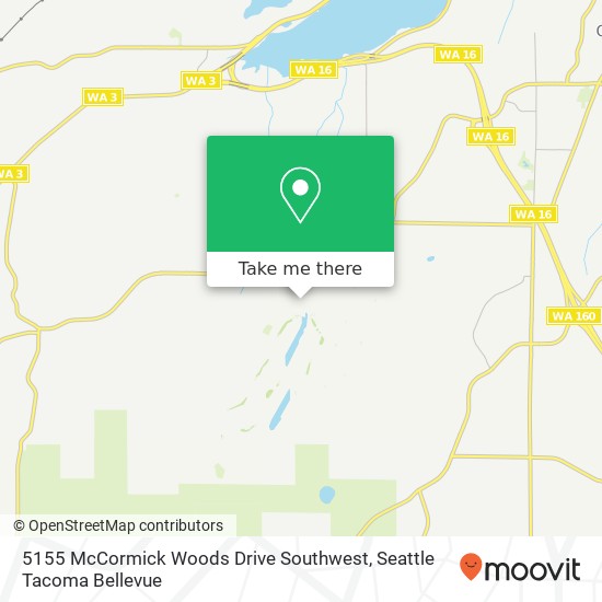 5155 McCormick Woods Drive Southwest map