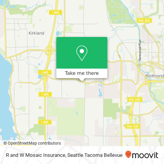 R and W Mosaic Insurance map