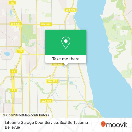 Lifetime Garage Door Service map