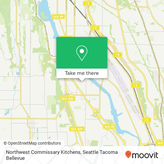 Northwest Commissary Kitchens map