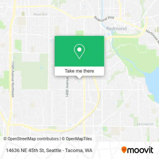 14636 NE 45th St map