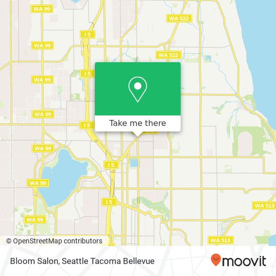 Bloom Salon map