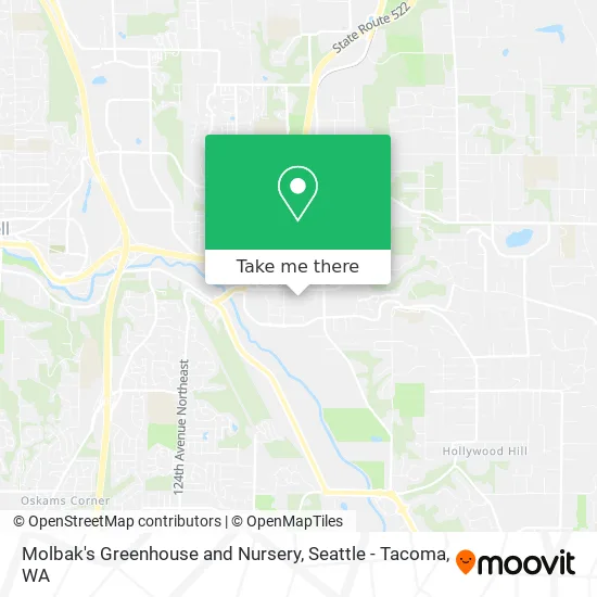 Molbak's Greenhouse and Nursery map