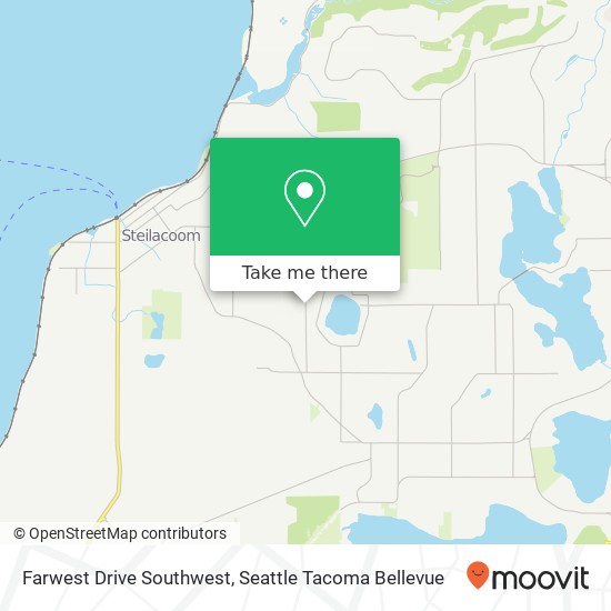 Farwest Drive Southwest map