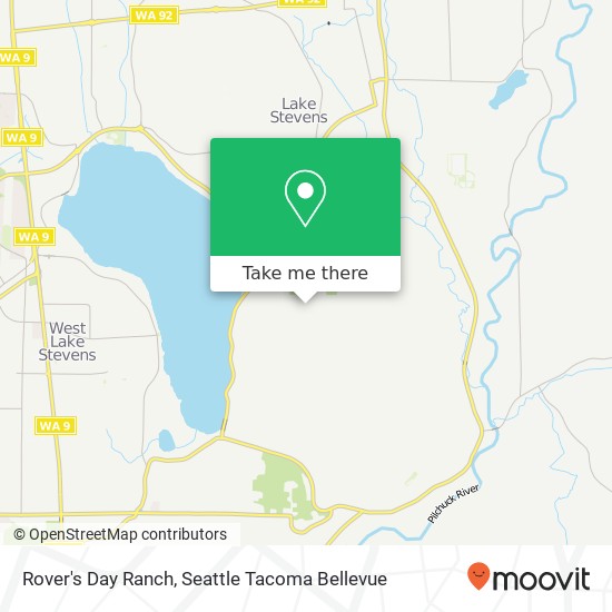 Mapa de Rover's Day Ranch