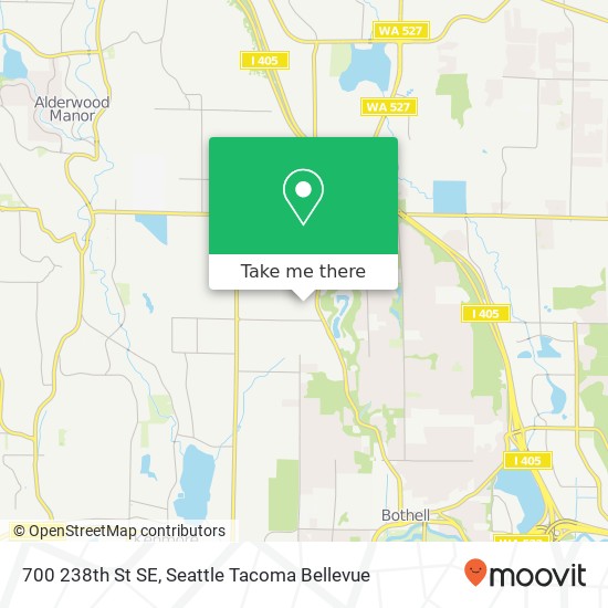 Mapa de 700 238th St SE