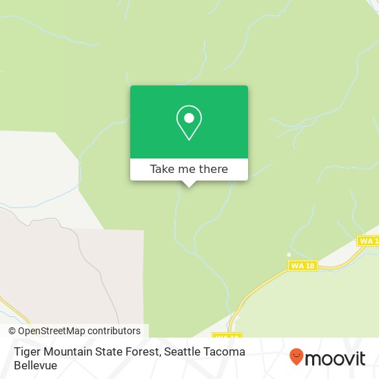 Tiger Mountain State Forest map