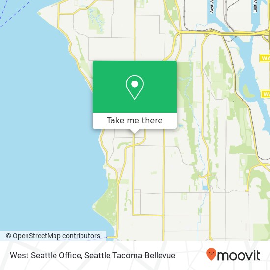 West Seattle Office map