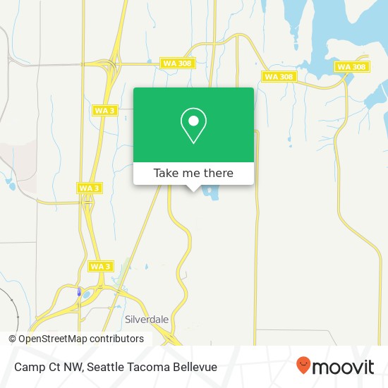 Camp Ct NW map