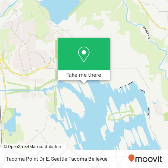 Mapa de Tacoma Point Dr E