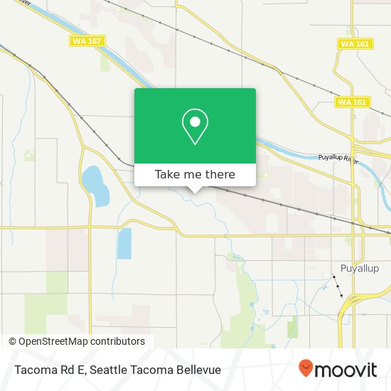 Mapa de Tacoma Rd E