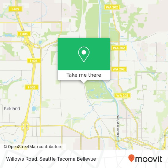 Willows Road map