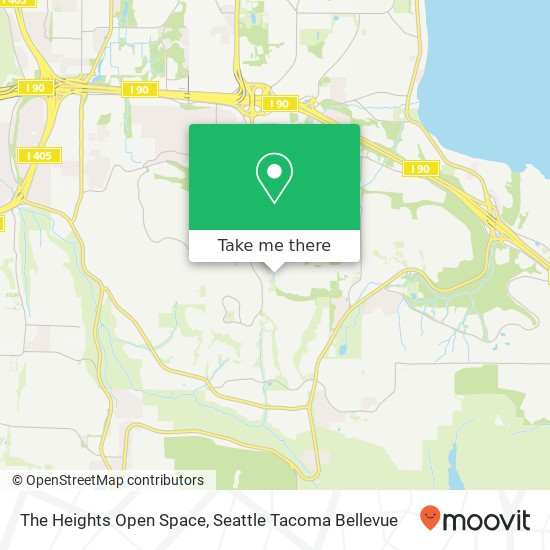 Mapa de The Heights Open Space