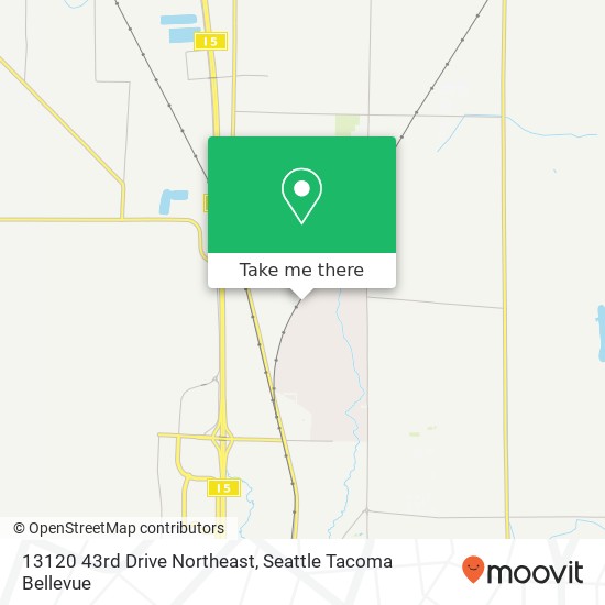 13120 43rd Drive Northeast map