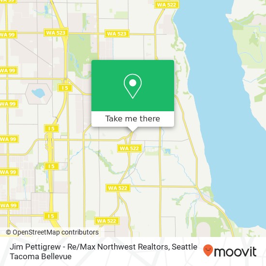 Jim Pettigrew - Re / Max Northwest Realtors map