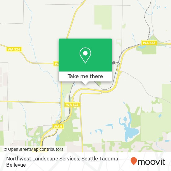 Northwest Landscape Services map