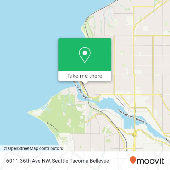 Mapa de 6011 36th Ave NW