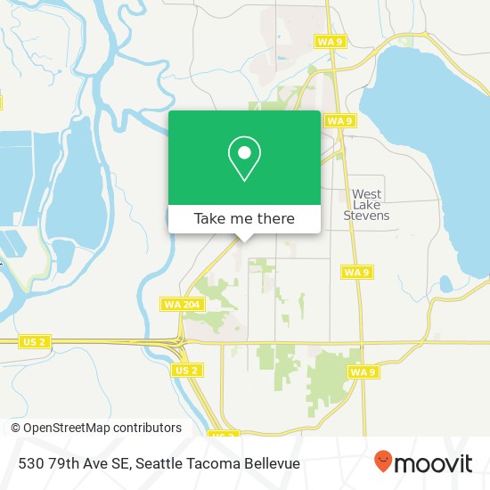 Mapa de 530 79th Ave SE