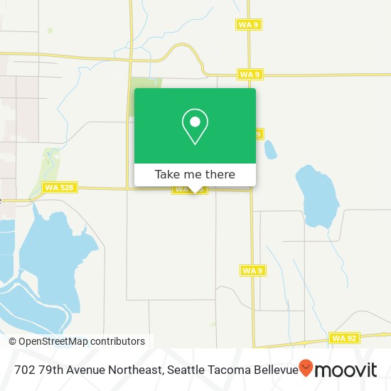 Mapa de 702 79th Avenue Northeast