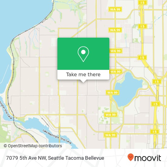 7079 5th Ave NW map