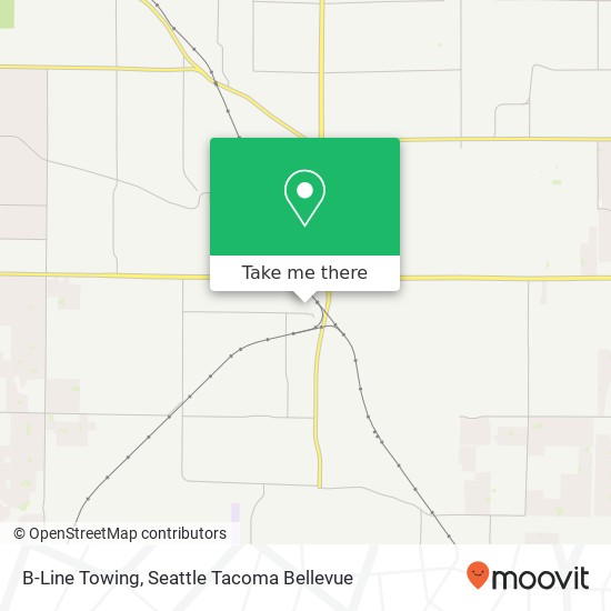 B-Line Towing map