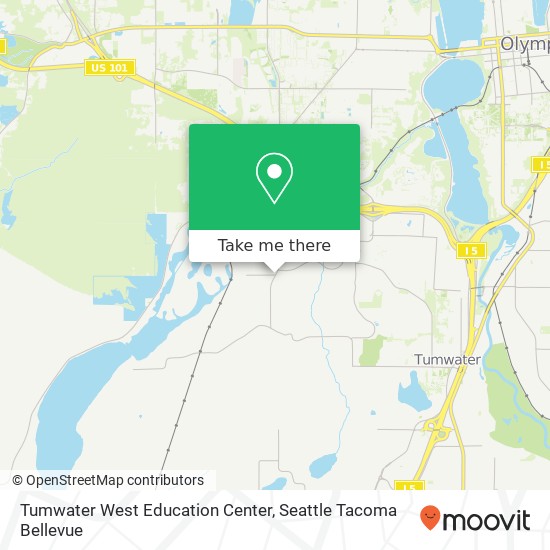 Tumwater West Education Center map