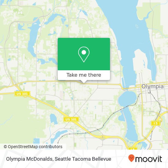Olympia McDonalds map