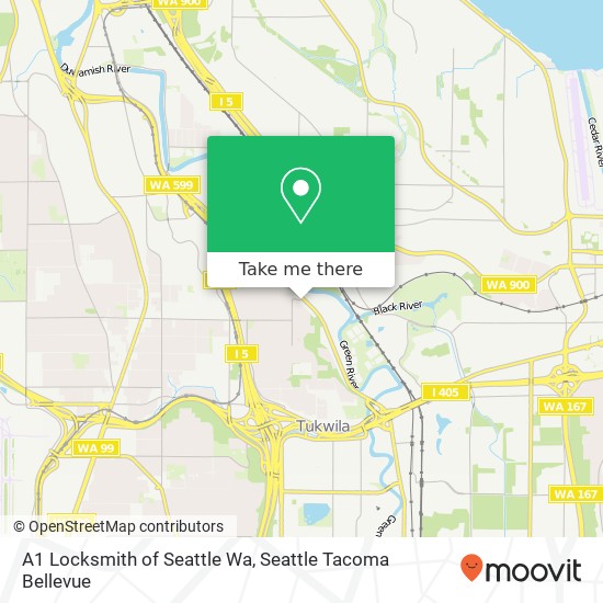 Mapa de A1 Locksmith of Seattle Wa