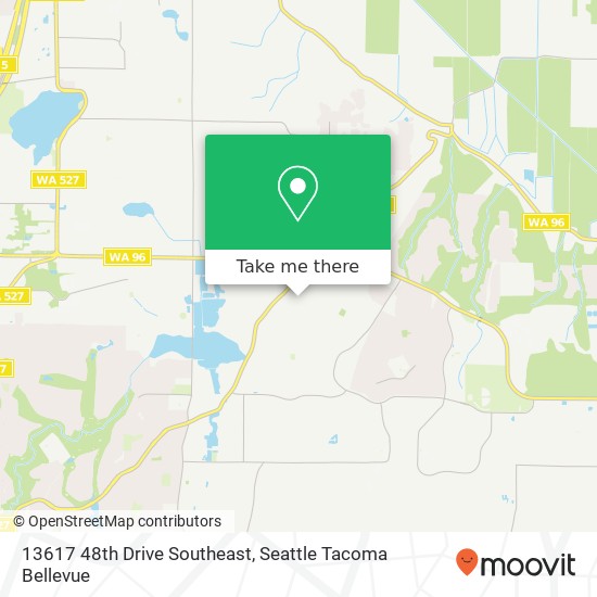 Mapa de 13617 48th Drive Southeast