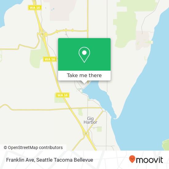 Mapa de Franklin Ave