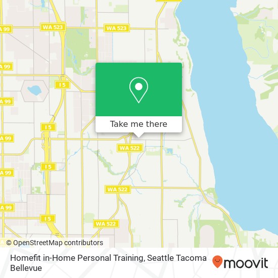 Homefit in-Home Personal Training map