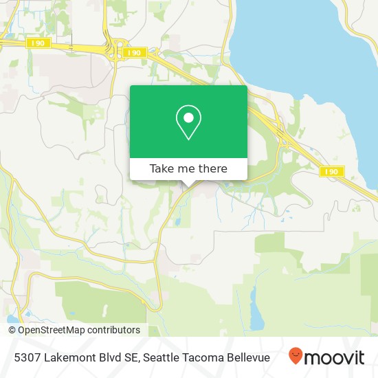 5307 Lakemont Blvd SE map