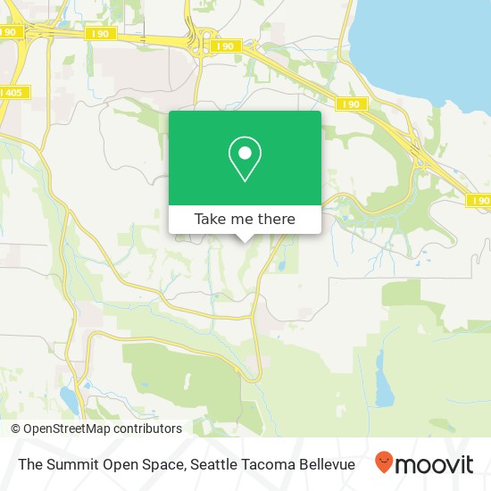 The Summit Open Space map