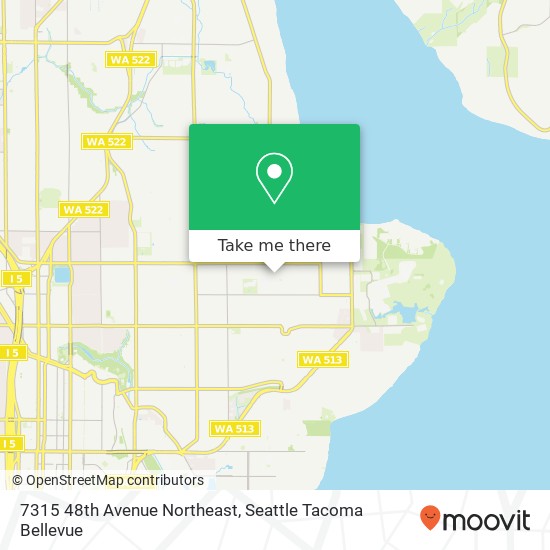 7315 48th Avenue Northeast map