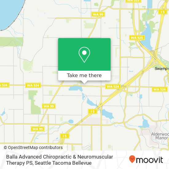 Balla Advanced Chiropractic & Neuromuscular Therapy PS map