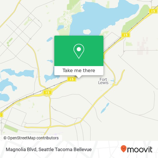 Mapa de Magnolia Blvd