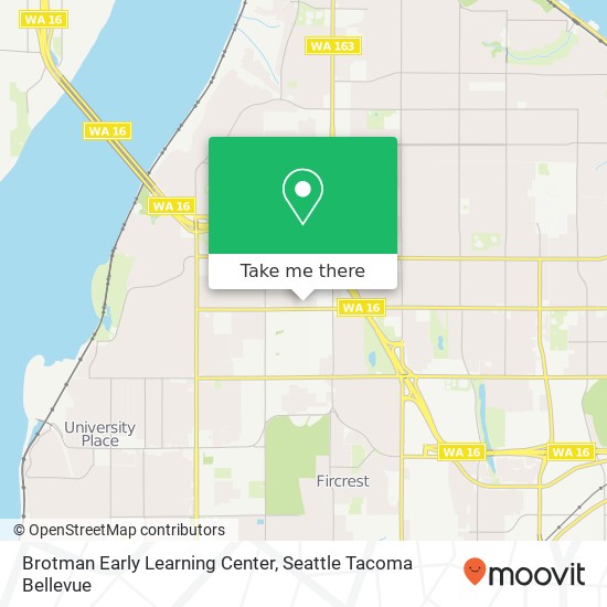 Brotman Early Learning Center map