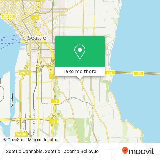 Mapa de Seattle Cannabis