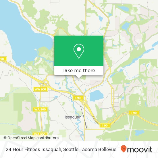 24 Hour Fitness Issaquah map