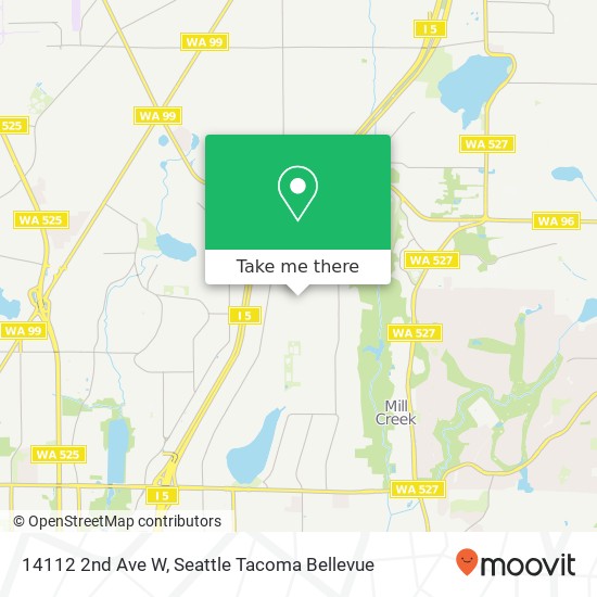 Mapa de 14112 2nd Ave W