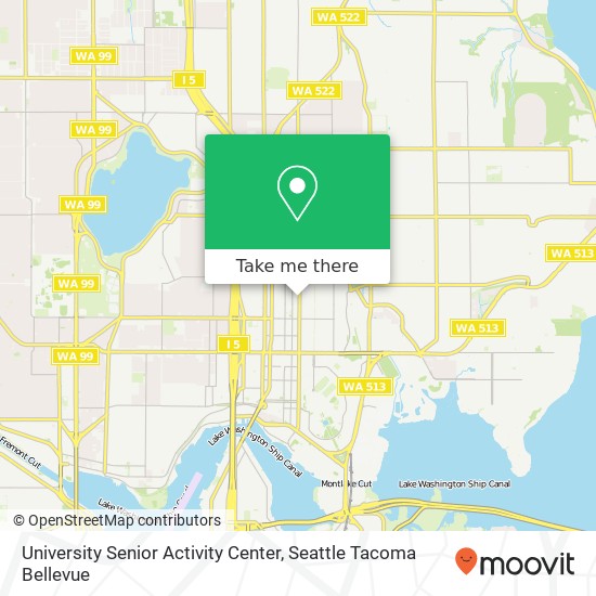 Mapa de University Senior Activity Center