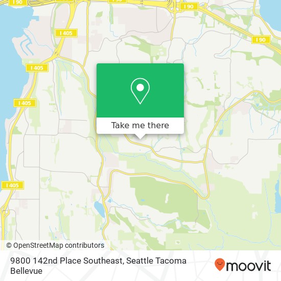 Mapa de 9800 142nd Place Southeast