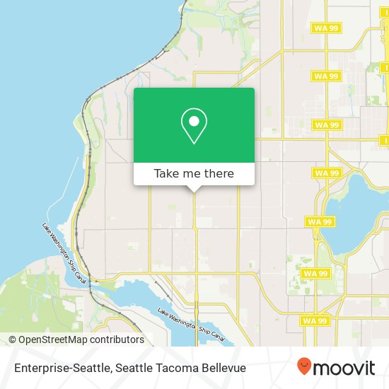 Enterprise-Seattle map