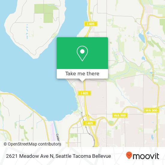 Mapa de 2621 Meadow Ave N