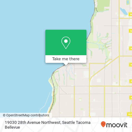 19030 28th Avenue Northwest map