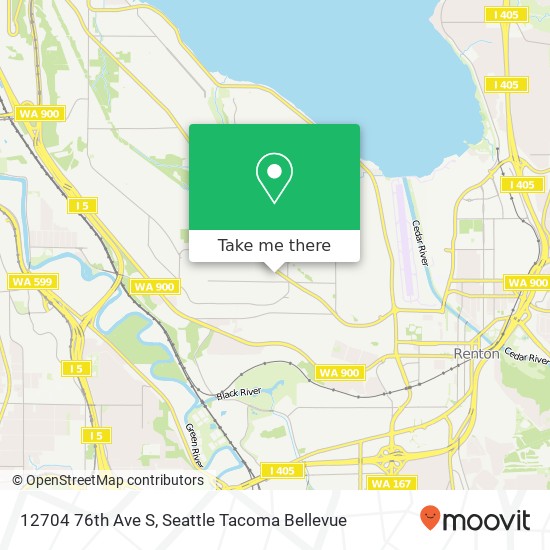 Mapa de 12704 76th Ave S