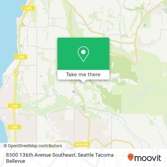 Mapa de 8300 136th Avenue Southeast