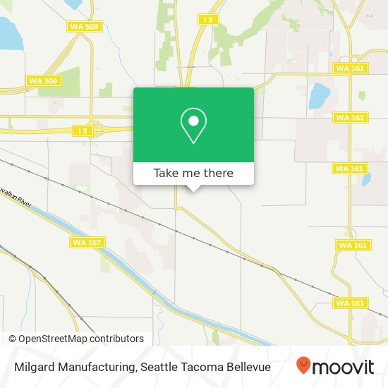 Milgard Manufacturing map